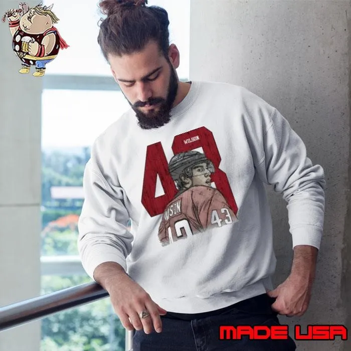 Tom Wilson Washington Sketch Canadian professional ice hockey right winger Sweatshirt