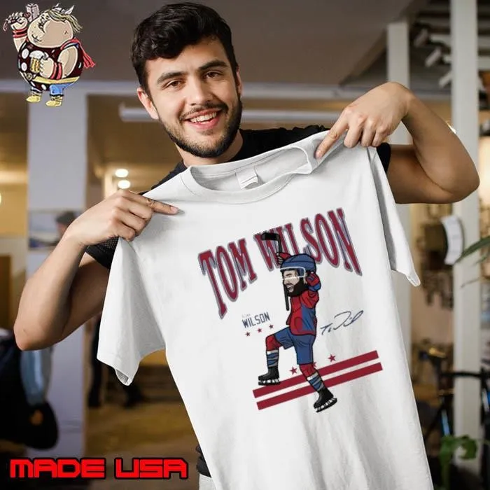 Tom Wilson Washington Toon Canadian professional ice hockey right winger T-Shirt