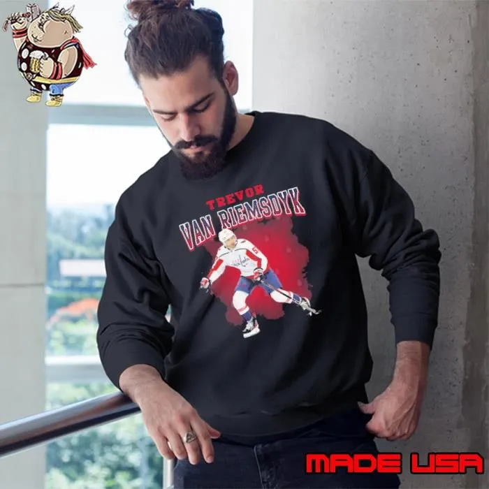 Trevor van Riemsdyk American professional ice hockey defenseman the Washington Capitals Sweatshirt