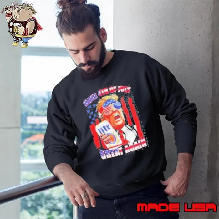 Trmp Miler Lite Make 4th of July Great Again Sweatshirt