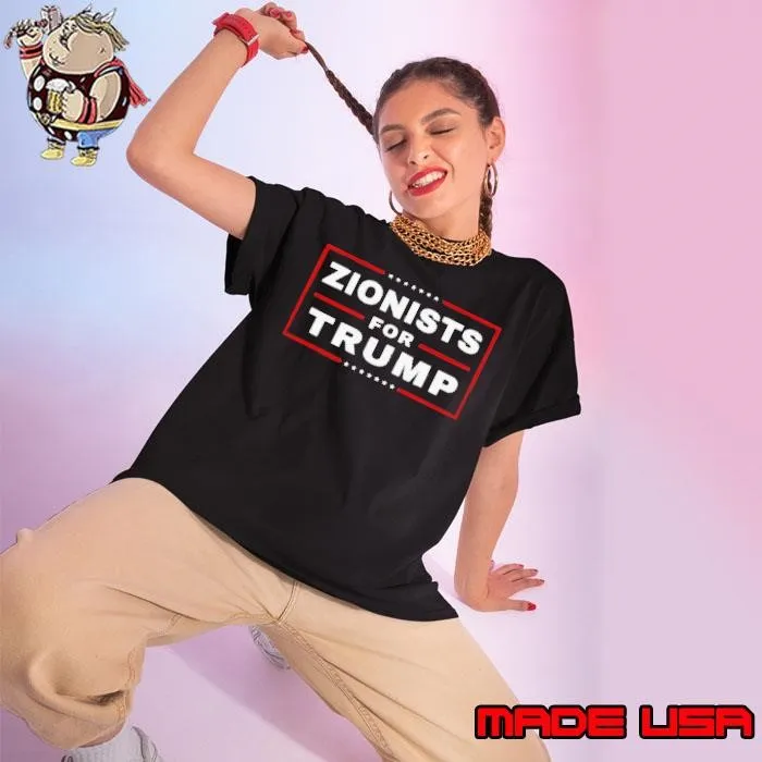 Zionists For Trump 2024 Ladies tee
