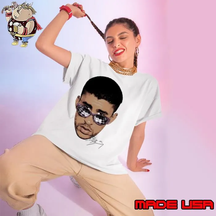 Bad Bunny Big Face Puerto Rican rapper, singer and record producer shirt