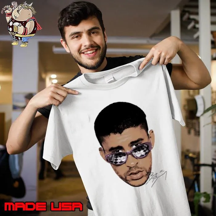 Bad Bunny Big Face Puerto Rican rapper, singer and record producer s Unisex