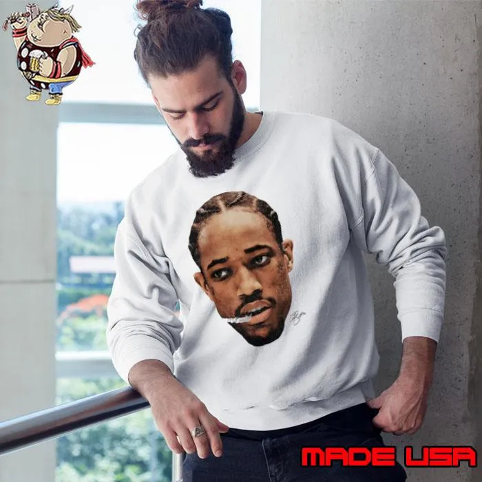 Demar Derozan Big Face American professional basketball player s Sweatshirt