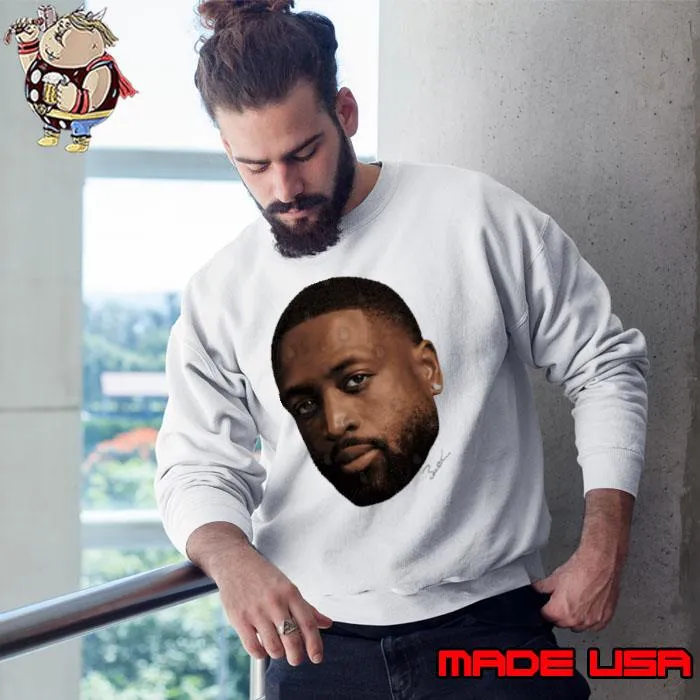Dwyane Wade American former professional basketball player Big Face Signature s Sweatshirt