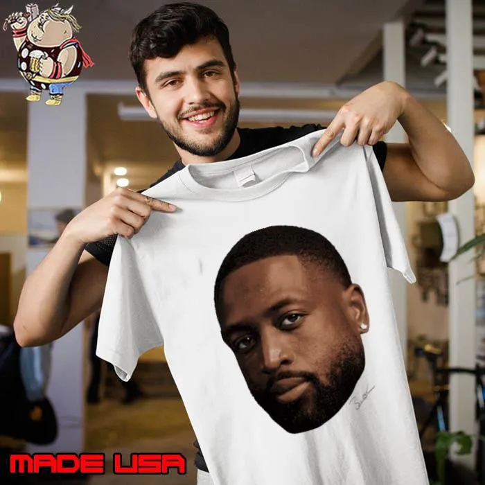 Dwyane Wade Big Face Signature American former professional basketball player shirt