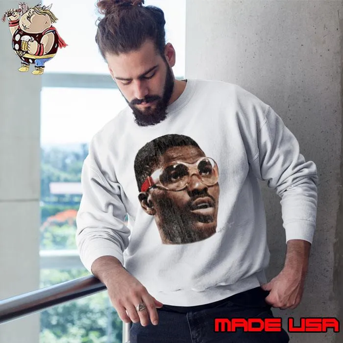 Hakeem Olajuwon Big Face Signature Nigerian-American former professional basketball player s Sweatshirt