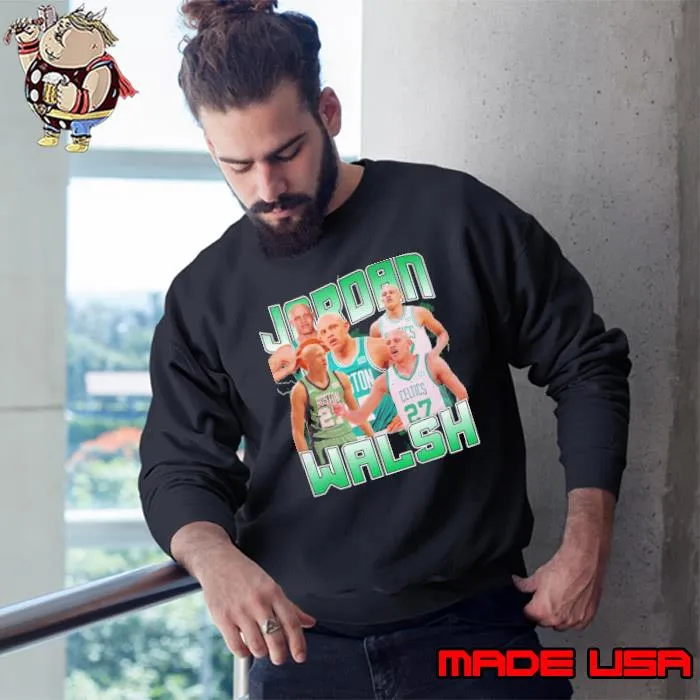 JORDAN WALSH American professional basketball player Boston Celtics s Sweatshirt