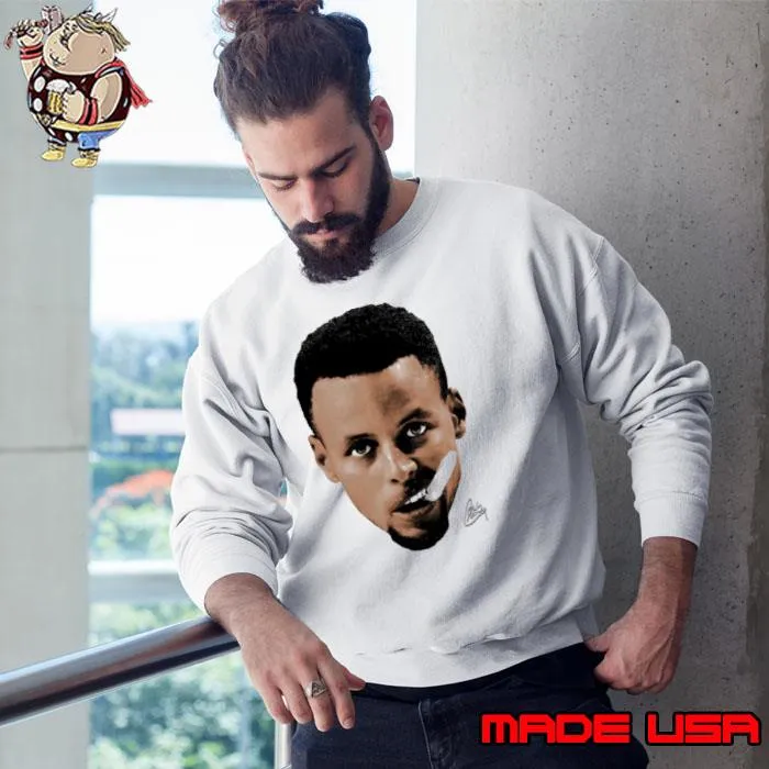 Stephen Curry Big Face American professional basketball s Sweatshirt