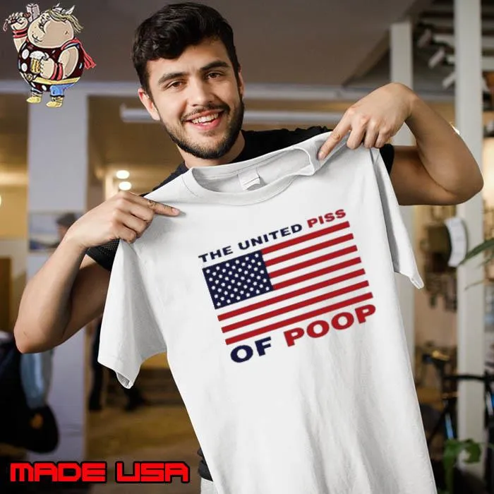The united piss of poop American flag s Unisex