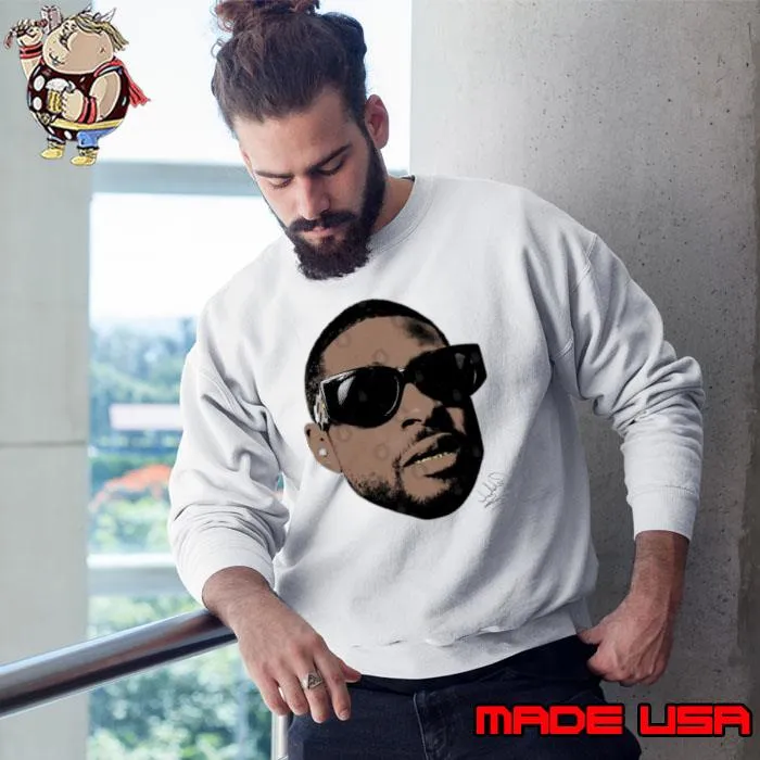 Usher Big Face American singer songwriter and dancer s Sweatshirt