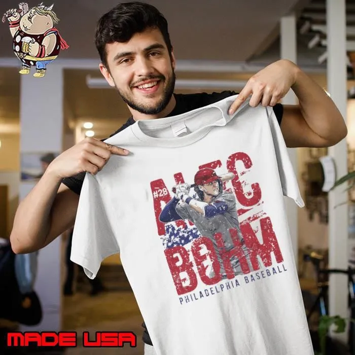 Alec Bohm American professional baseball third baseman Philadelphia American Flag Unisex