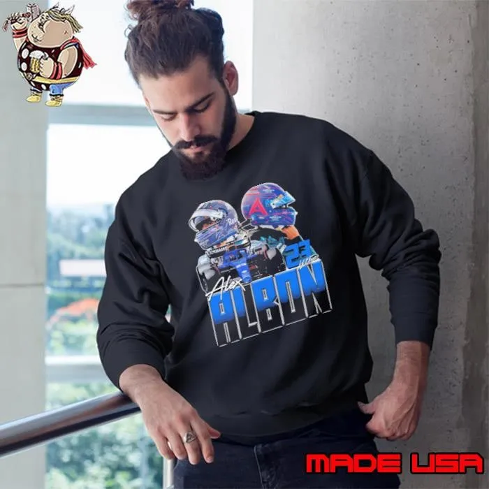 Alex Albon Thai and British racing driver currently competing Retro Sweatshirt