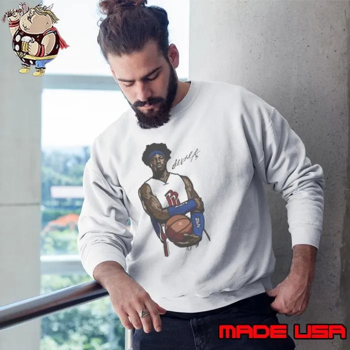 American basketball executive and former professional ben wallace pose Sweatshirt
