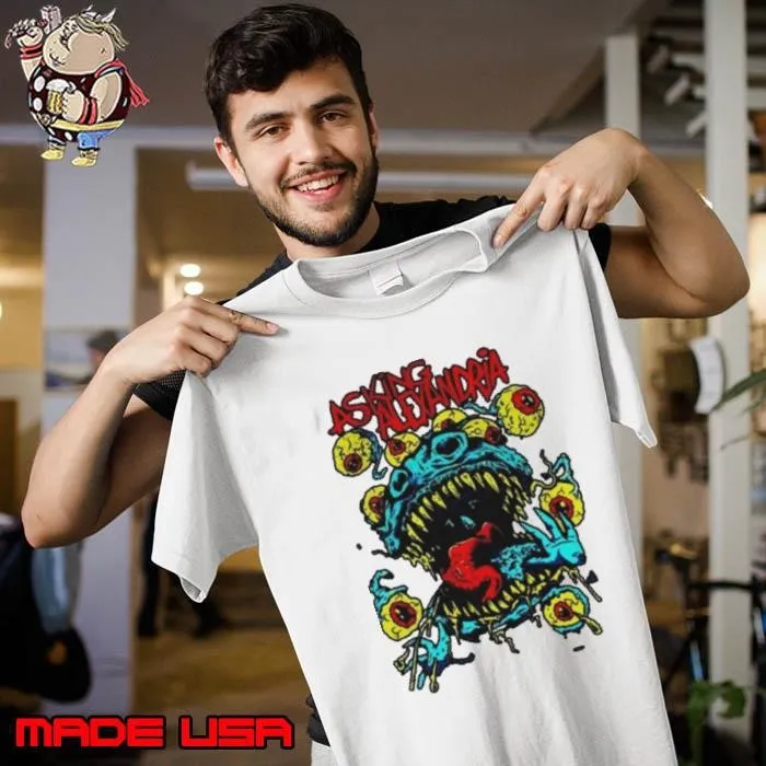 Asking Alexandria Eyeball Monster Neon Unisex