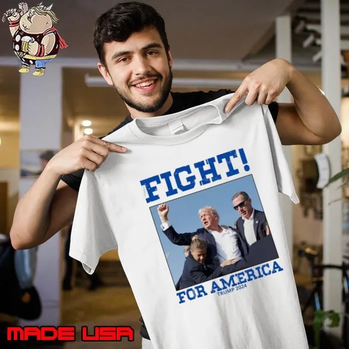 Awesome Trump 2024 Fight for America President Election Unisex