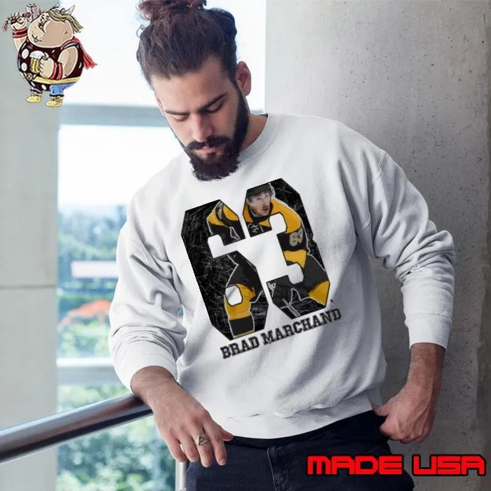 Canadian professional ice hockey left winger brad marchand game Sweatshirt