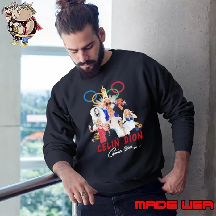 Celine Dion 2024 Olympics Signature Sweatshirt