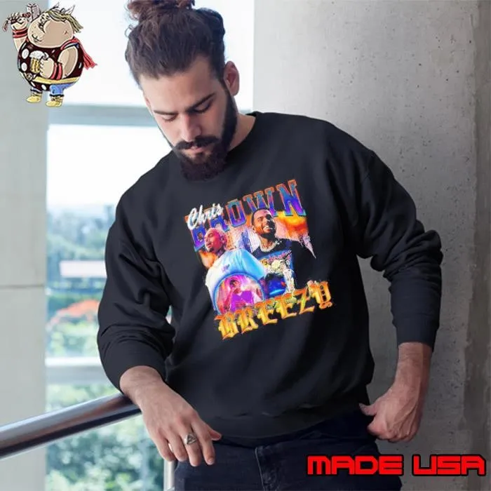 Chris Brown Rap Music Retro Sweatshirt