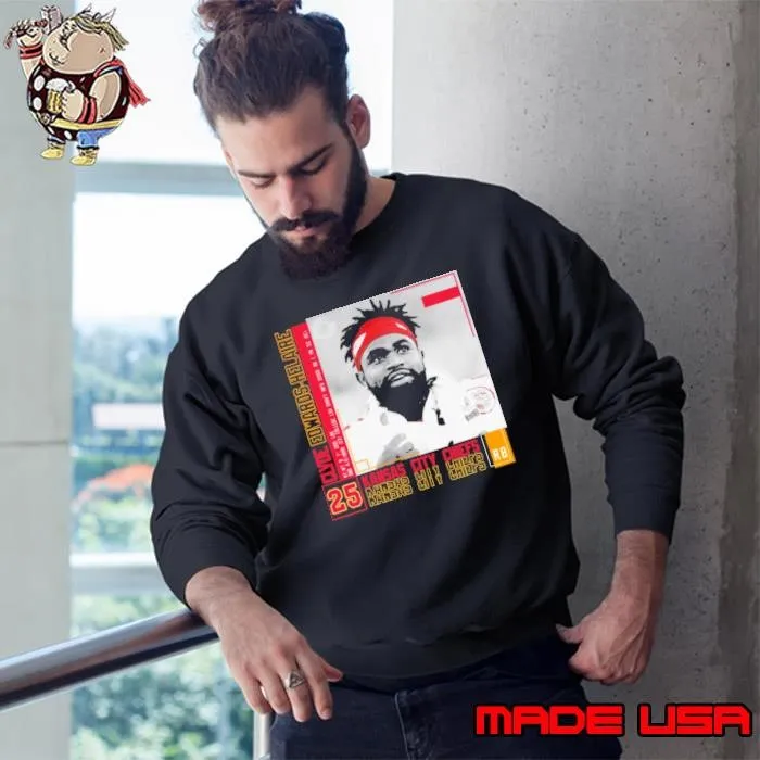 Clyde edwardshelaire American football running back the Kansas City Sweatshirt