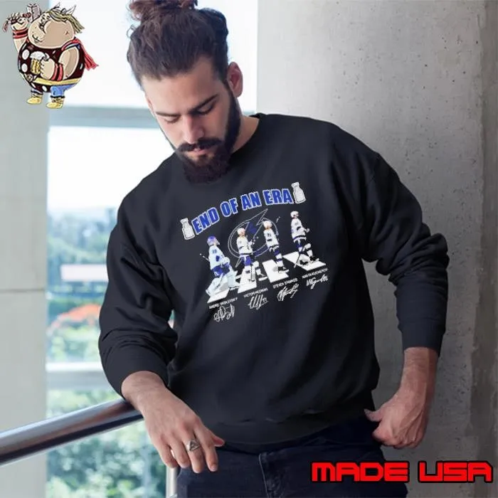 End Of An Era Tampa Bay Lightning Go On The Road Signatures Sweatshirt