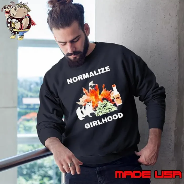 Eyecandyusa Normalize Girlhood Sweatshirt