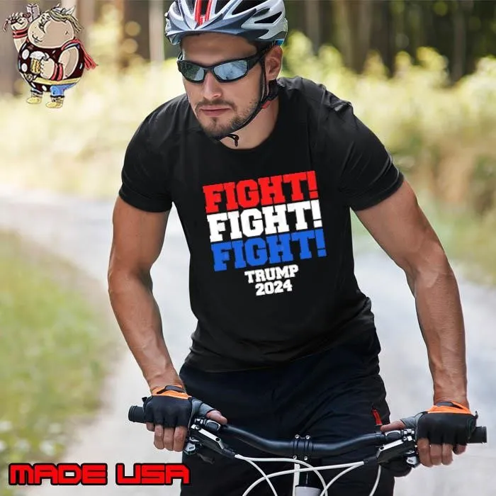 Fight fight fight trump 2024 Hell never stop Unisex