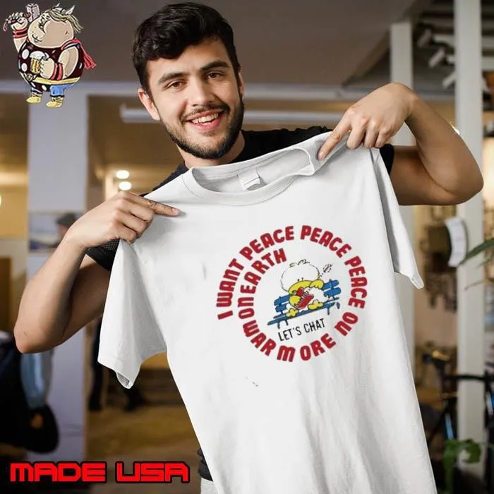 Jerks 80S I Want Peace Peace Peace Unisex