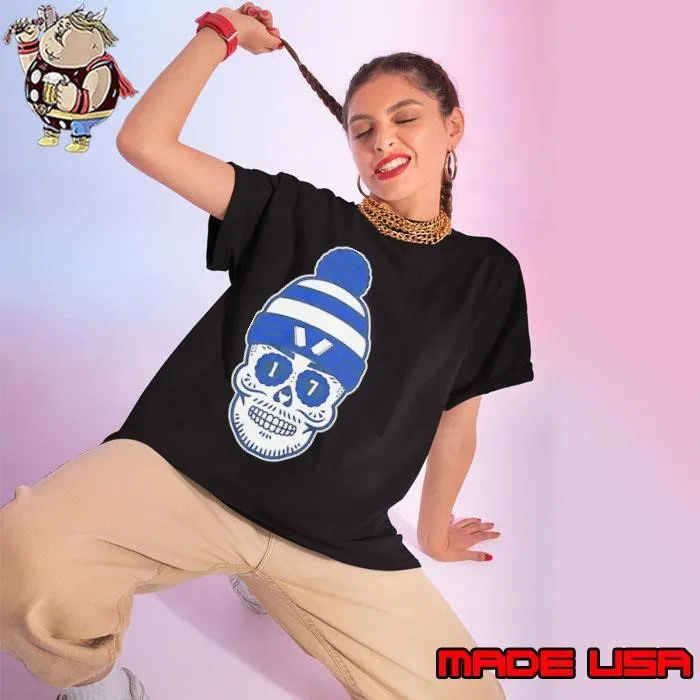 Josh AllenAmerican football quarterback the Buffalo Bills Sugar Skull Ladies tee