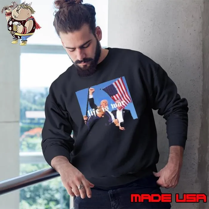 Life Is War Trump Sweatshirt