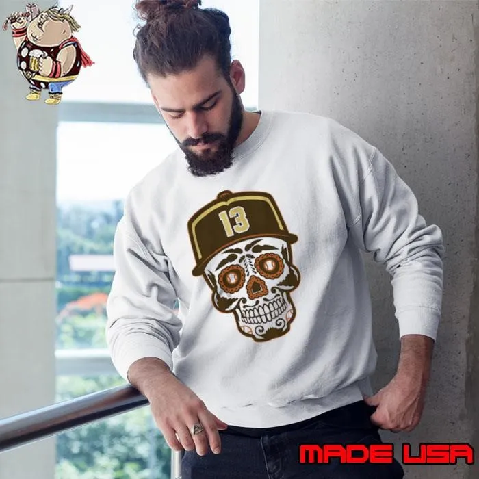 Manny Machado Sugar Skull American professional baseball third baseman T-Shirt