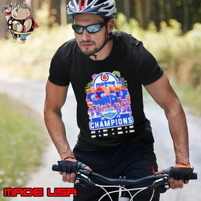 NHL Western Conference 2024 Champions Edmonton Oilers Team Unisex