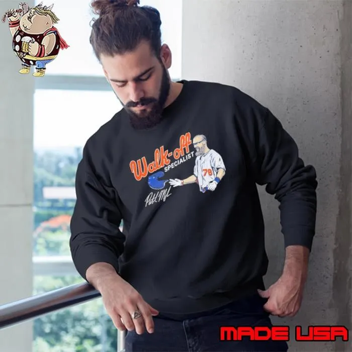 Nice Patrick Mazeika Walk-Off Specialist American professional baseball catcher Sweatshirt