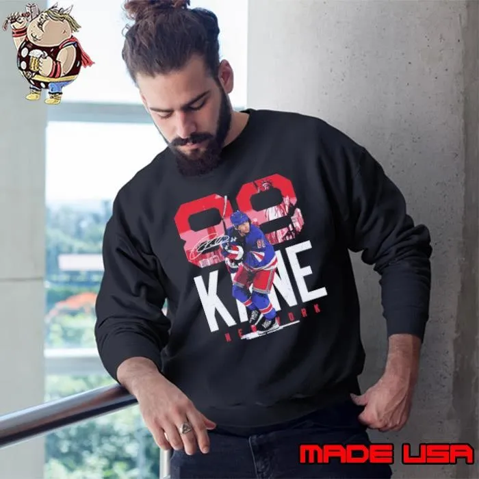 Patrick Kane American professional ice hockey right winger New York R Landmark Sweatshirt