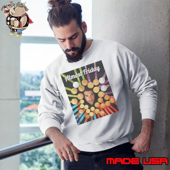 Phelps Medals Almost Friday Sweatshirt