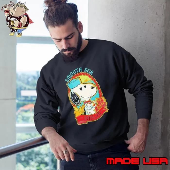 Snoopy and Woodstock Beagle Sailor Tattoo Sweatshirt