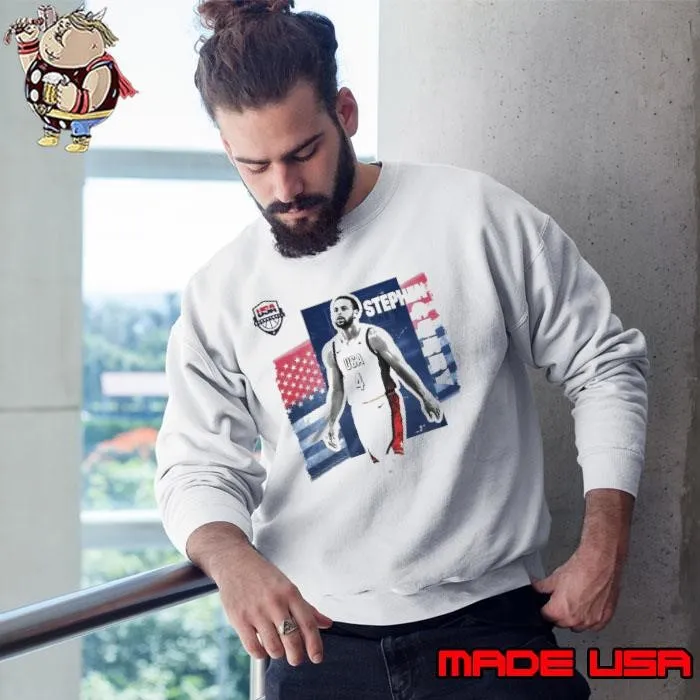 Stephen Curry USA Basketball Stadium Ess2024 Summer Olympics Player Sweatshirt