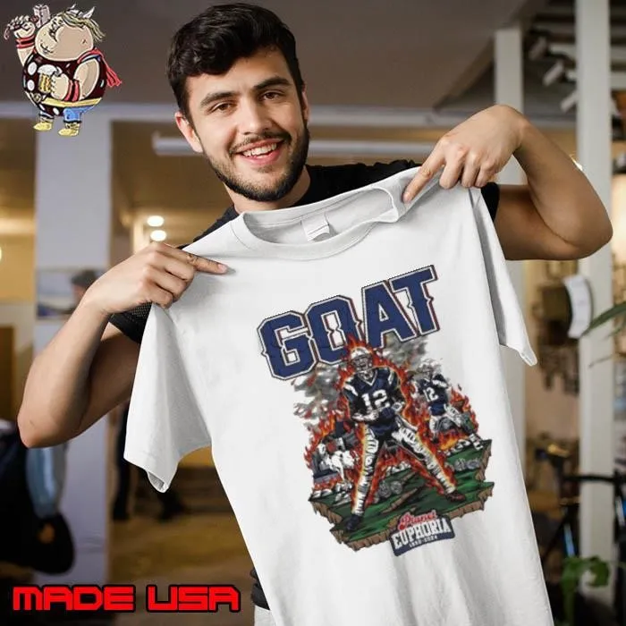 Tom Brady Goat New England Patriots Football Planet Euphoria Unisex