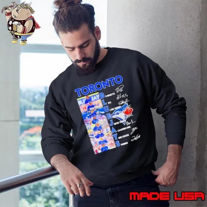 Toronto Blue Jays Team Players 2024 Signatures Sweatshirt