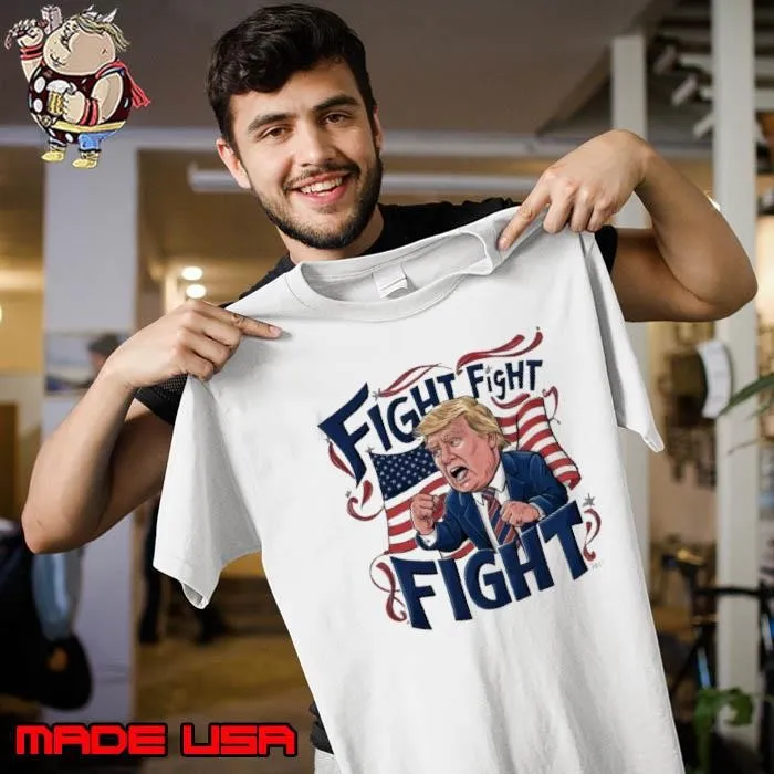 Trump Fight Fight Fight American Flag Vote 2024 Unisex