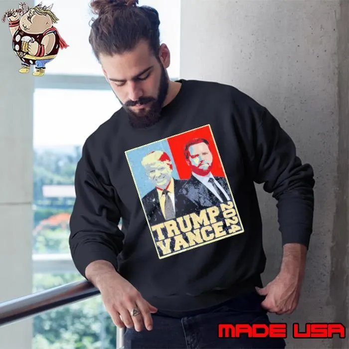 Trump vance 2024 president retro election Sweatshirt