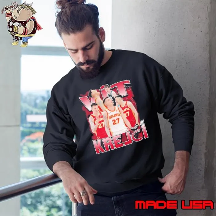 Vít Krejčí Czech professional basketball player for Atlanta Hawks Sweatshirt