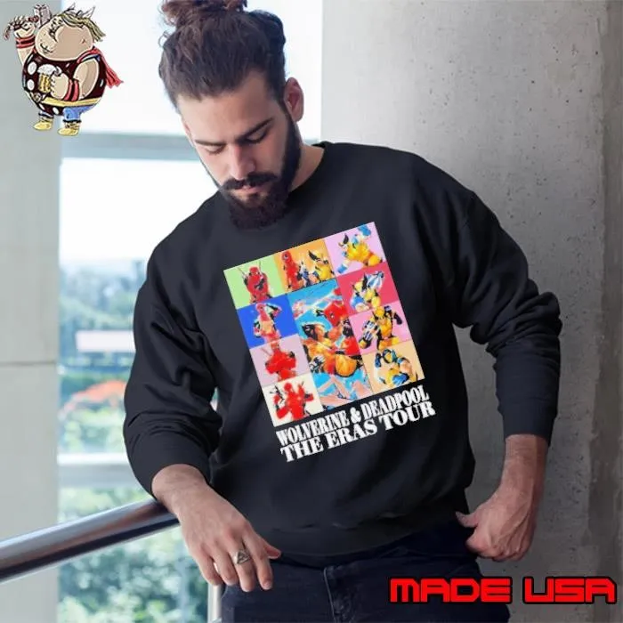 Wolverine And Deadpool The Eras Tour 2024 Sweatshirt