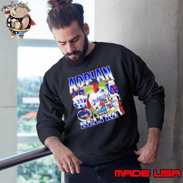 Adrian Beltre Los Angeles Dodgers Baseball Player Vintage Sweatshirt