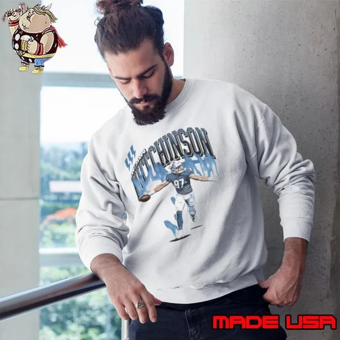 Aidan Hutchinson American professional football defensive end Detroit Retro Sweatshirt