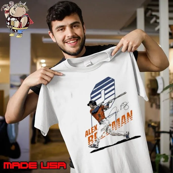 Alex Bregman Third Baseman Houston Tech Signature Unisex