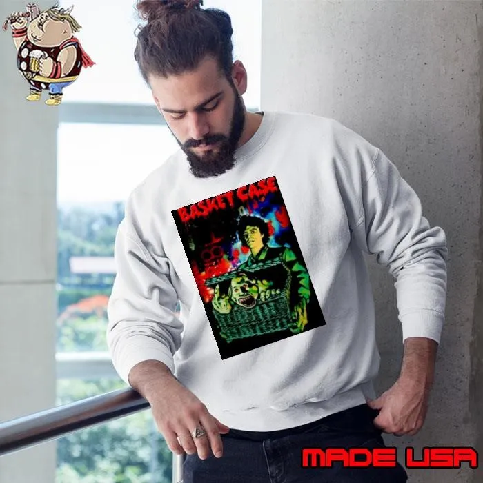 Basket Case 1982 Horror Scary Movie Halloween Retro Sweatshirt
