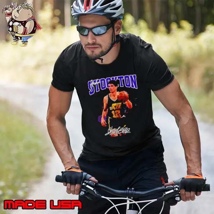 Basketball Signature John Stockton Legend signatures Unisex