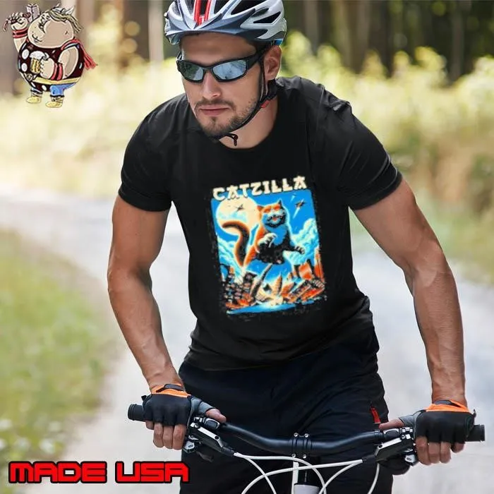 Classic Catzilla Outfits Lovers Animal Cats Lovely Kittens Shirt