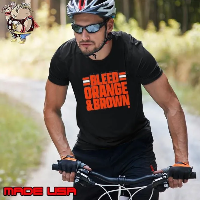 Cleveland Football Bleed Orange Brown Unisex